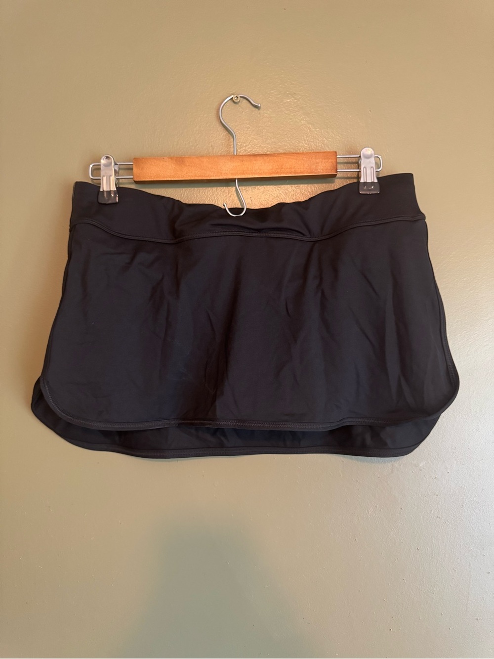 Athleta Black Mini Skort